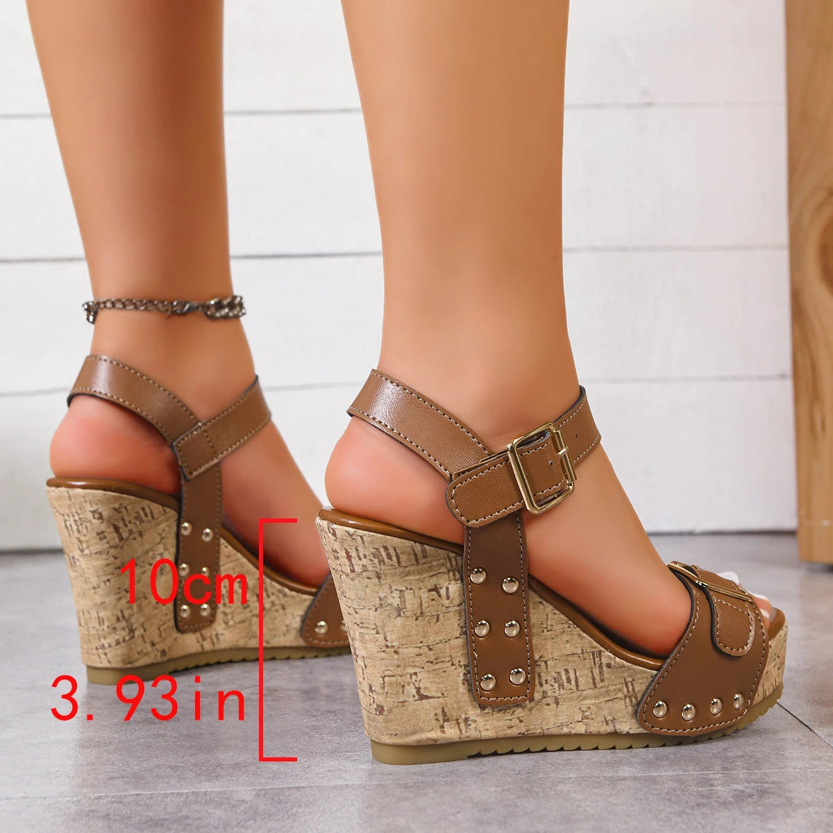 Sandalias Premium Cuña  - Tall™