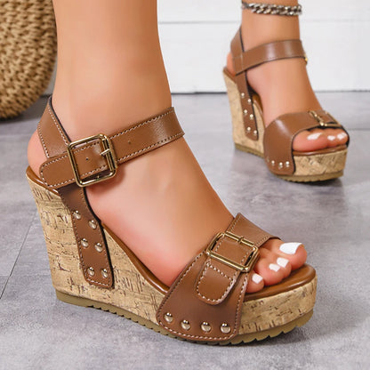 Sandalias Premium Cuña  - Tall™
