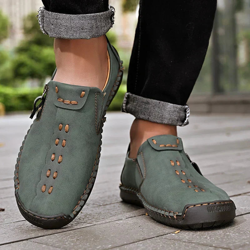 Calzado Artesanales Cuero Sin Cordones