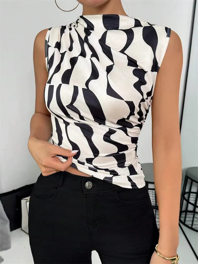 Blusa Fruncida Mangas Premium